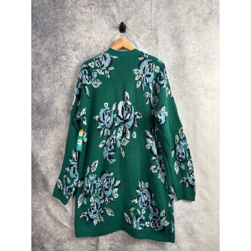 The Pioneer Woman Floral Jacquard Open Front Cardigan Size Large NWT - Picture 7 of 10